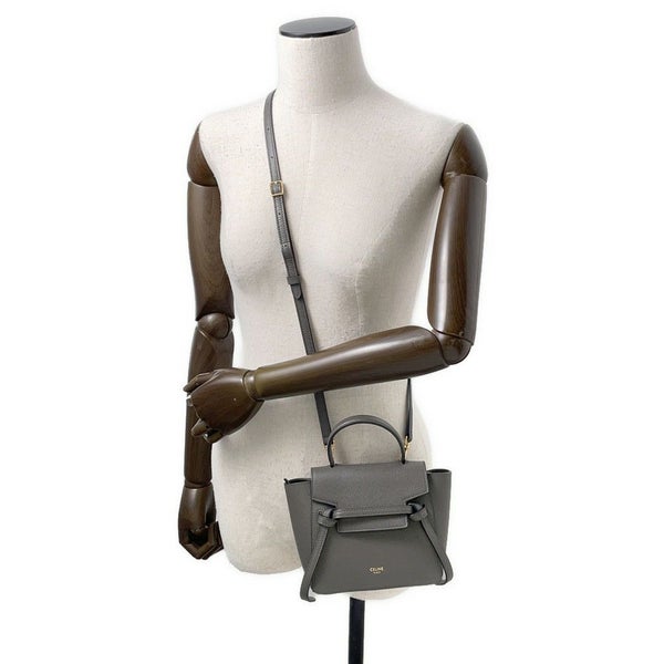 セリーヌ ハンドバッグ ピコ ベルトバッグ レザー 194263 CELINE 2way