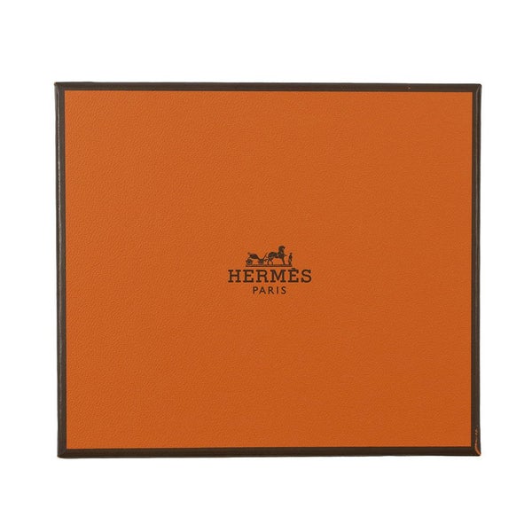 エルメス コインケース グレナン コンパクト ウォレット エトゥープ/シルバー金具 スイフト/シェブルミゾル K刻印