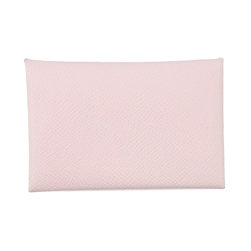 エルメス カードケース カルヴィ ローズダーリン エプソン K刻印 HERMES 名刺入れ