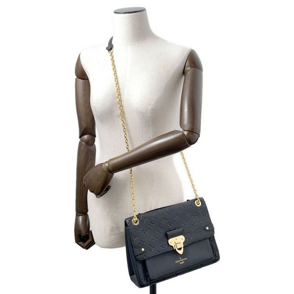 ルイヴィトン チェーンショルダーバッグ モノグラム・アンプラント ヴァヴァンPM M44151 ヴィトン バッグ 黒 ブラック