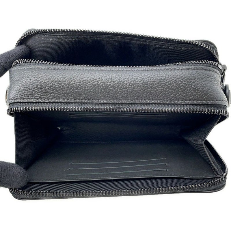 ルイヴィトン ショルダーバッグ グレインカーフレザー/LVアエログラム アルファ・ウェアラブル ウォレット M59161 黒 ブラック