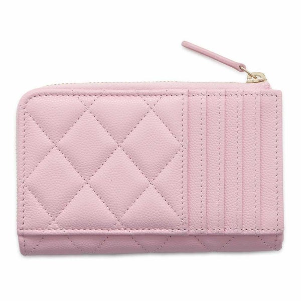 シャネル コインケース マトラッセ ココマーク キャビアスキン AP3982 フラグメント カードケース