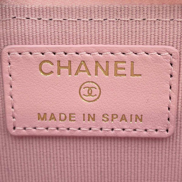 シャネル コインケース マトラッセ ココマーク キャビアスキン AP3982 フラグメント カードケース