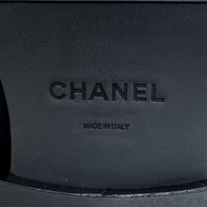 シャネル ローファー ココマーク 厚底 レザー レディースサイズ36C G39206 CHANEL 靴 黒 ヒール