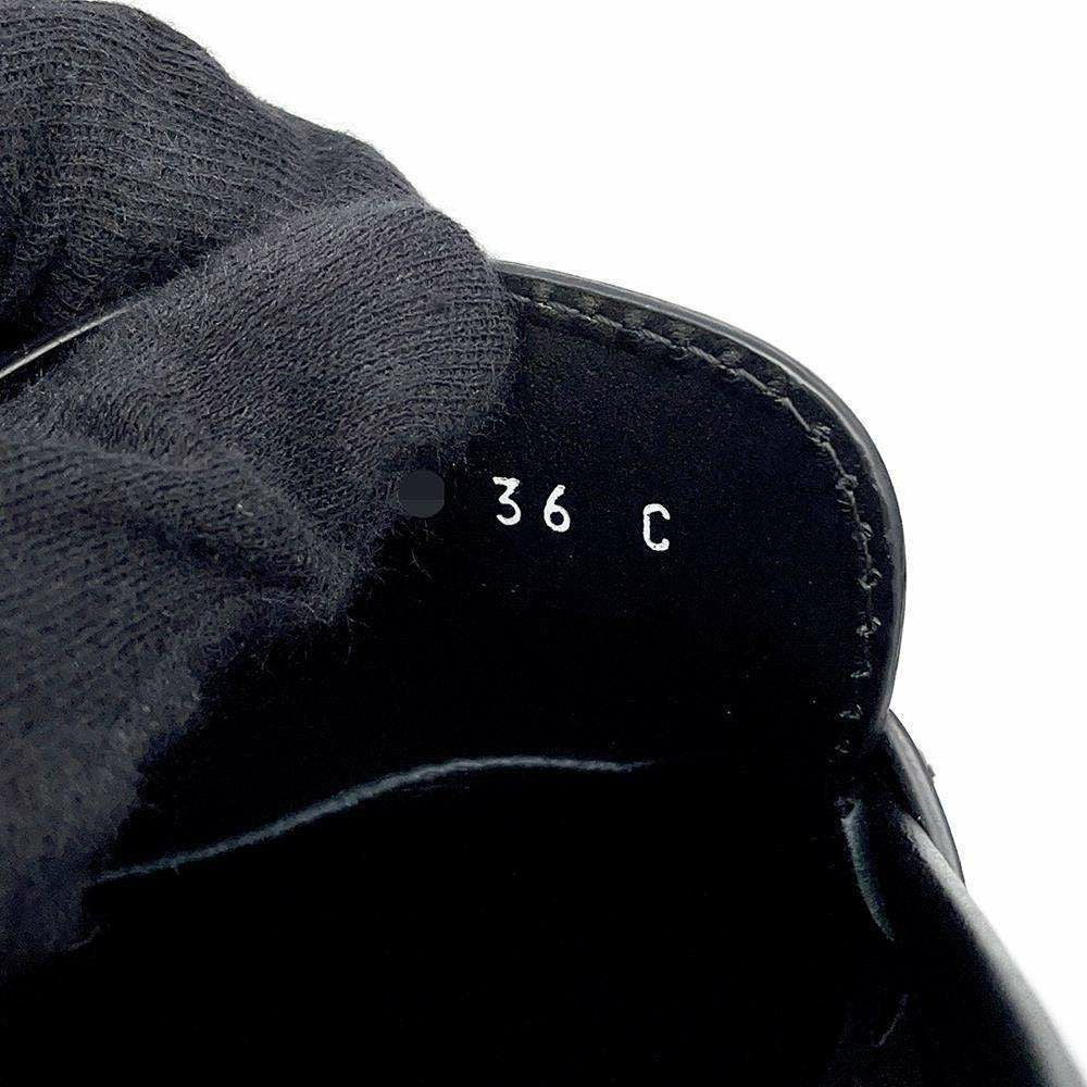 シャネル ローファー ココマーク 厚底 レザー レディースサイズ36C