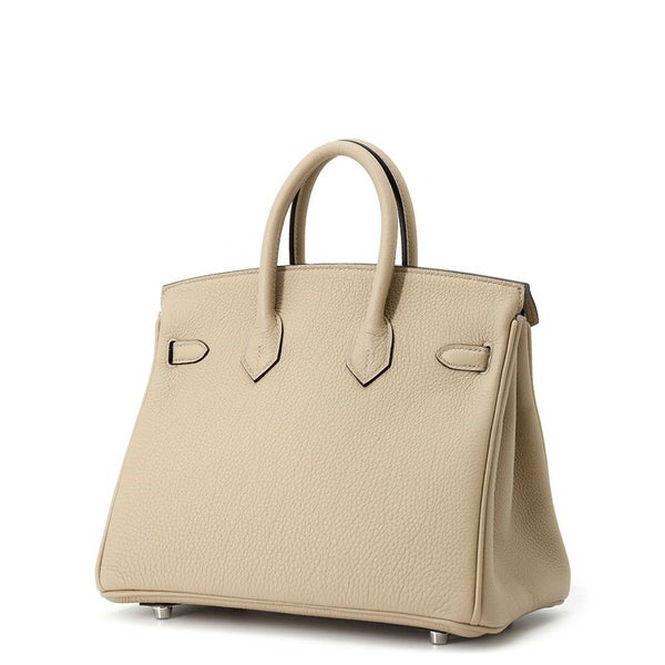 エルメス バーキン25 トレンチ/シルバー金具 トゴ K刻印 HERMES Birkin ハンドバッグ