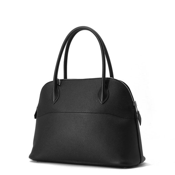 エルメス ハンドバッグ ボリード27 ブラック/シルバー金具 エプソン X刻印 2wayショルダー 黒