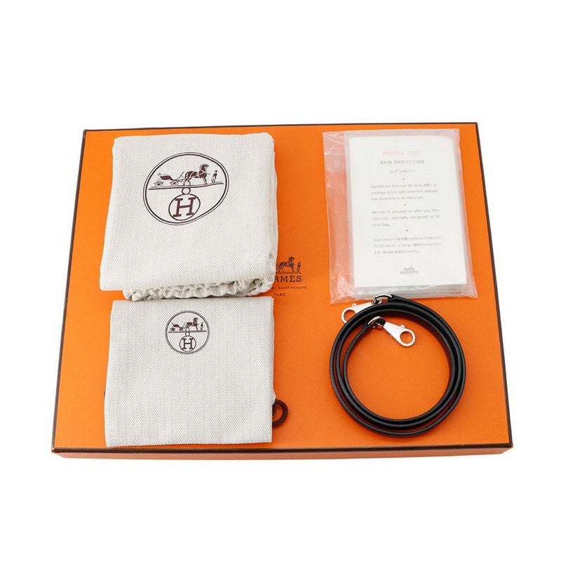 エルメス ハンドバッグ ボリード27 ブラック/シルバー金具 エプソン X刻印 2wayショルダー 黒