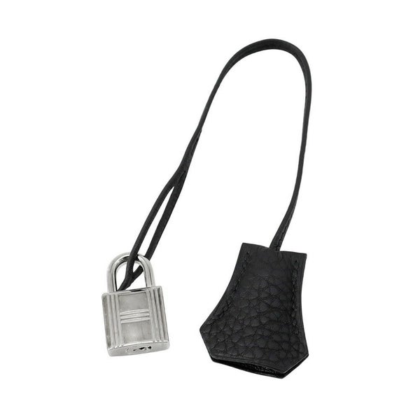 エルメス バーキン30 ブラック/シルバー金具 トゴ T刻印 HERMES Birkin ハンドバッグ 黒