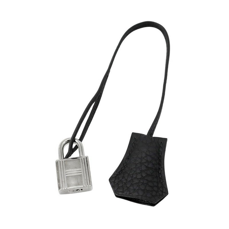 エルメス バーキン30 ブラック/シルバー金具 トゴ T刻印 HERMES Birkin ハンドバッグ 黒