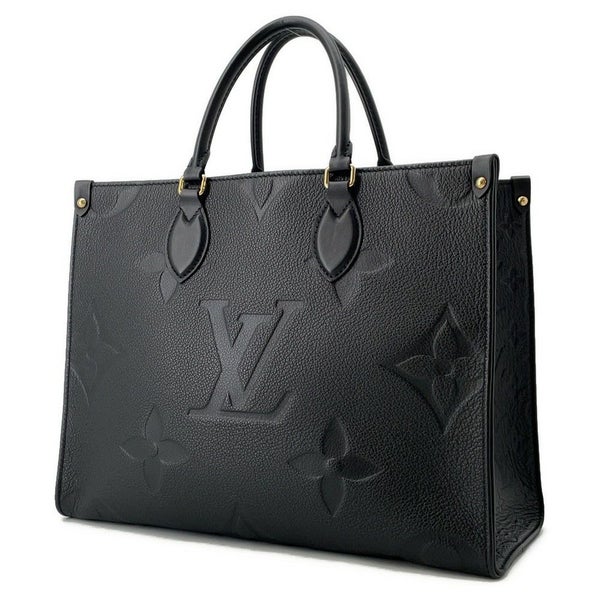 ルイヴィトン トートバッグ モノグラム・アンプラント オンザゴーMM M45595 2way ブラック 黒