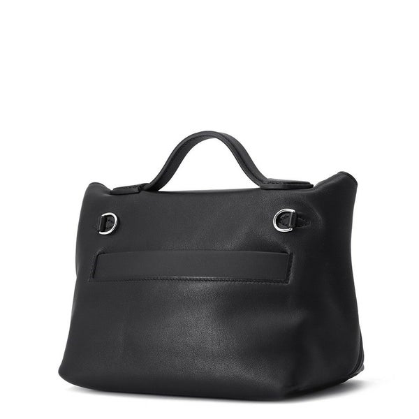 エルメス 24/24 サック ヴァンキャトル ミニ ブラック/シルバー金具 ヴォリュプト/スイフト K刻印 2wayショルダー 黒