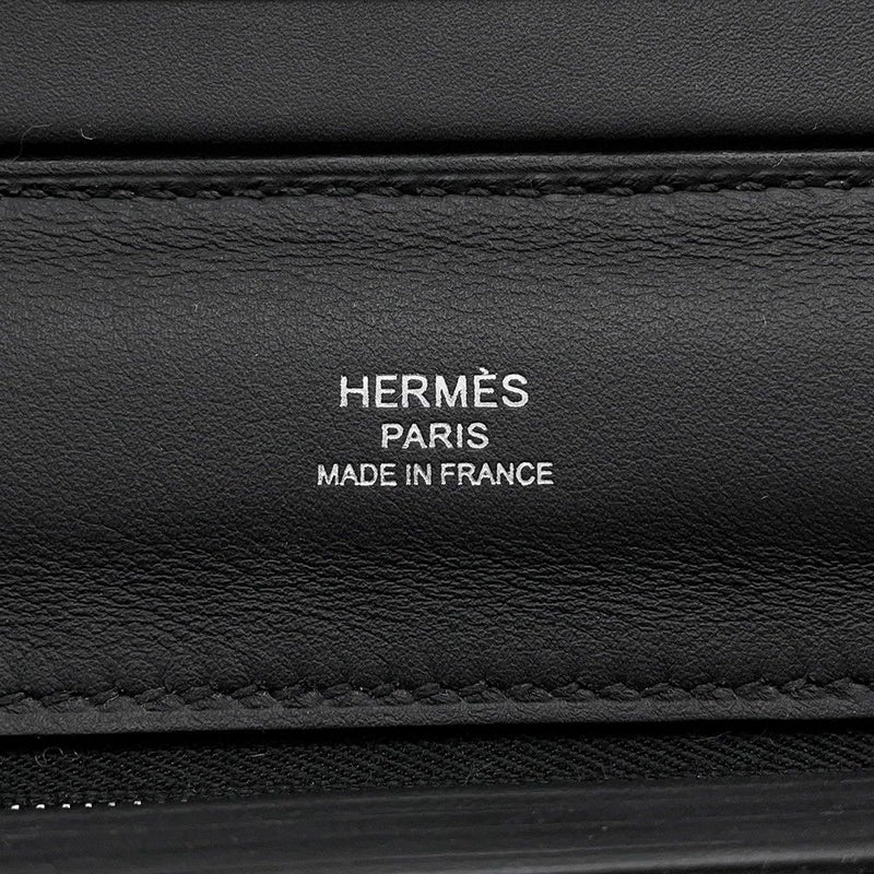 エルメス 24/24 サック ヴァンキャトル ミニ ブラック/シルバー金具 ヴォリュプト/スイフト K刻印 2wayショルダー 黒