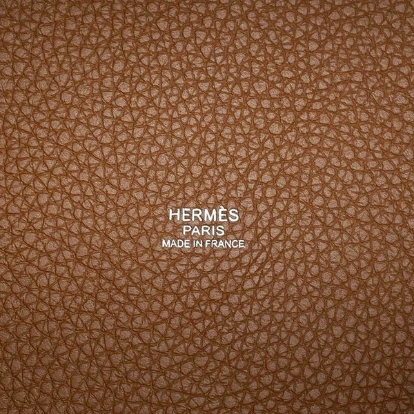 エルメス ハンドバッグ ピコタンロックPM ゴールド/シルバー金具 トリヨンクレマンス U刻印