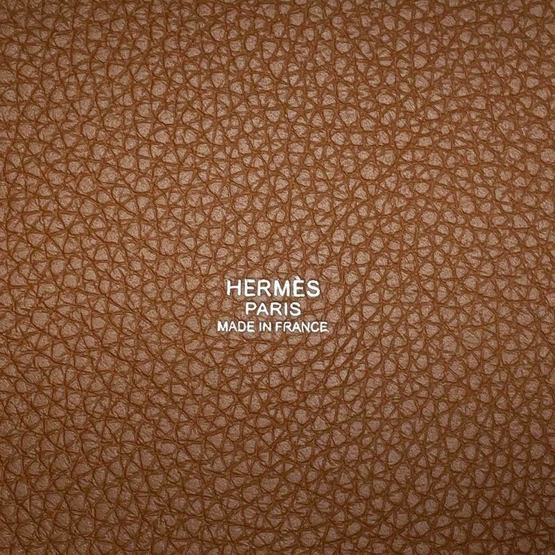 エルメス ハンドバッグ ピコタンロックPM ゴールド/シルバー金具 トリヨンクレマンス U刻印