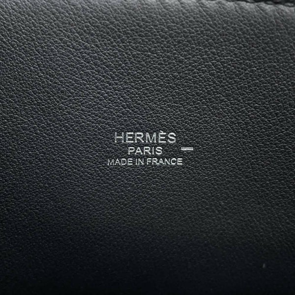 エルメス ボリード1923 30 スマイル ブラック/シルバー金具 タデラクト/リザード Y刻印 2way 黒