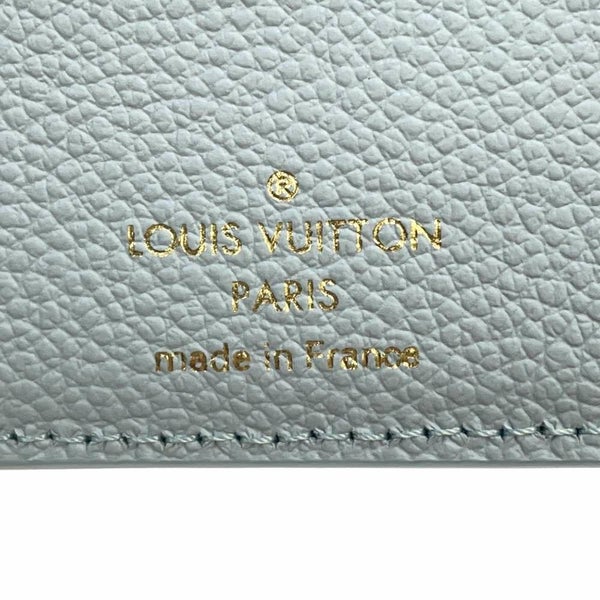 ルイヴィトン 二つ折り財布 モノグラム・アンプラント ポルトフォイユ・リサ M82382 ブルーオランプ