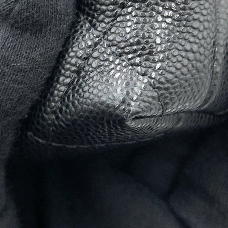 シャネル チェーンショルダーバッグ マトラッセ ココマーク タイムレスクラシックライン チェーンクラッチ キャビアスキン AP4423 黒