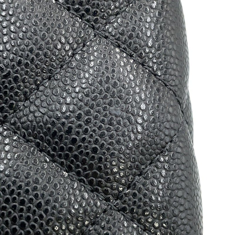 シャネル チェーンショルダーバッグ マトラッセ ココマーク タイムレスクラシックライン チェーンクラッチ キャビアスキン AP4423 黒