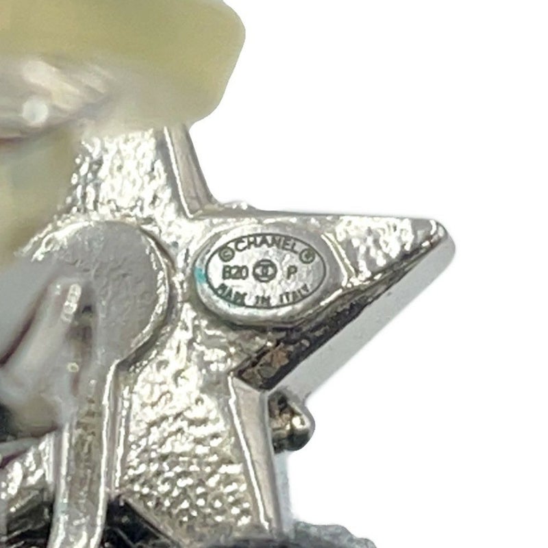 シャネル イヤリング ココマーク スター フェイクパール ラインストーン B20P AB3520 CHANEL アクセサリー