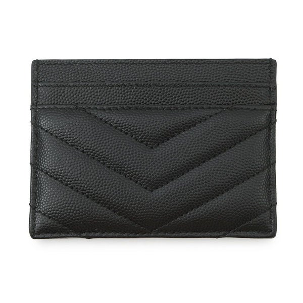 サンローランパリ カードケース モノグラム キルティング カーフレザー 423291 SAINT LAURENT PARIS 黒