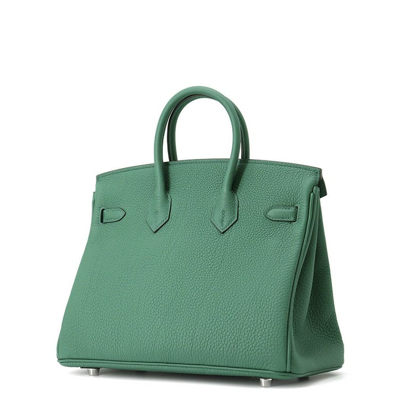 エルメス バーキン25 ヴェールヴェルティゴ/シルバー金具 トゴ K刻印 HERMES Birkin ハンドバッグ