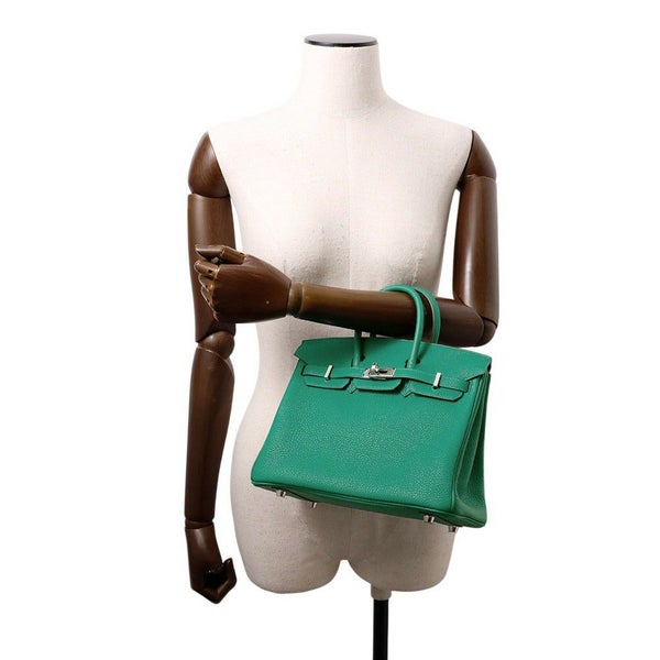 エルメス バーキン25 ヴェールヴェルティゴ/シルバー金具 トゴ K刻印 HERMES Birkin ハンドバッグ