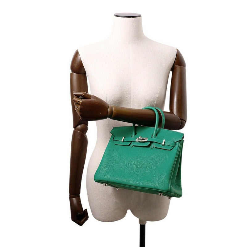 エルメス バーキン25 ヴェールヴェルティゴ/シルバー金具 トゴ K刻印 HERMES Birkin ハンドバッグ