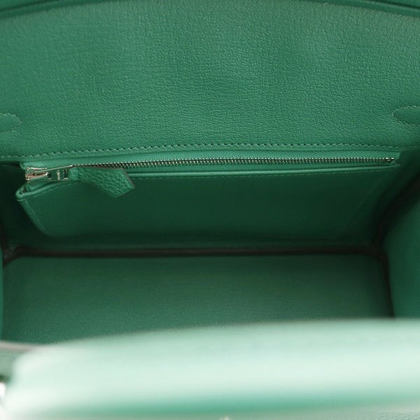 エルメス バーキン25 ヴェールヴェルティゴ/シルバー金具 トゴ K刻印 HERMES Birkin ハンドバッグ