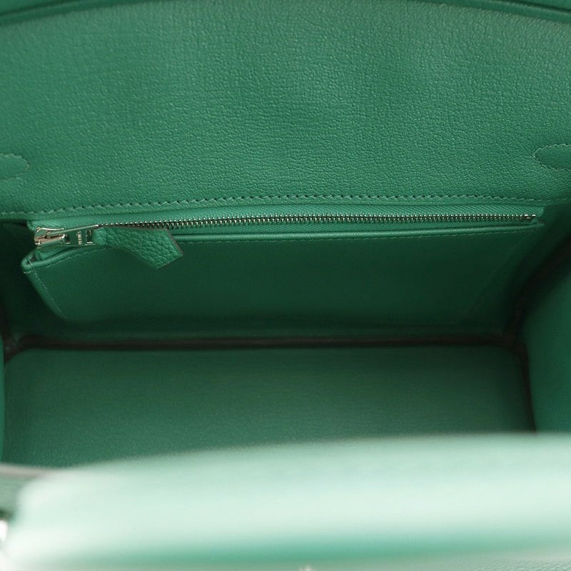 エルメス バーキン25 ヴェールヴェルティゴ/シルバー金具 トゴ K刻印 HERMES Birkin ハンドバッグ