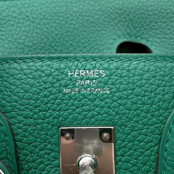 エルメス バーキン25 ヴェールヴェルティゴ/シルバー金具 トゴ K刻印 HERMES Birkin ハンドバッグ
