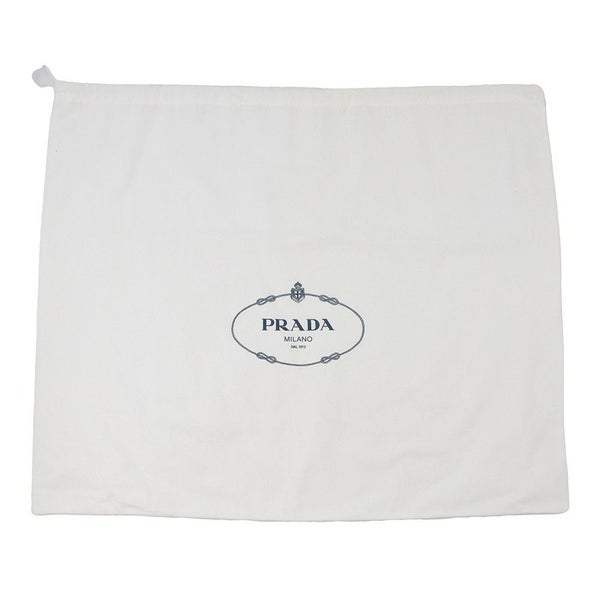 プラダ トートバッグ ウーブンパーム トライアングルロゴ かごバッグ ストロー レザー 1BG314 PRADA 白