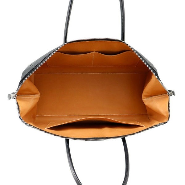 エルメス ハンドバッグ パリボンベイ ブラック/シルバー金具 アルデンヌ □J刻印 黒