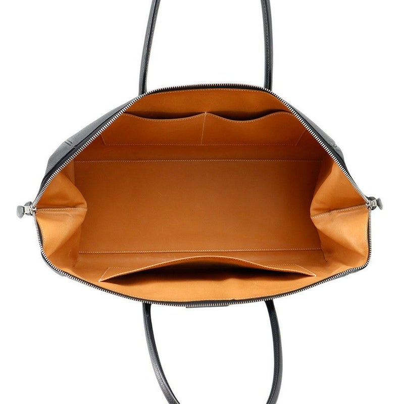 エルメス ハンドバッグ パリボンベイ ブラック/シルバー金具 アルデンヌ □J刻印 黒