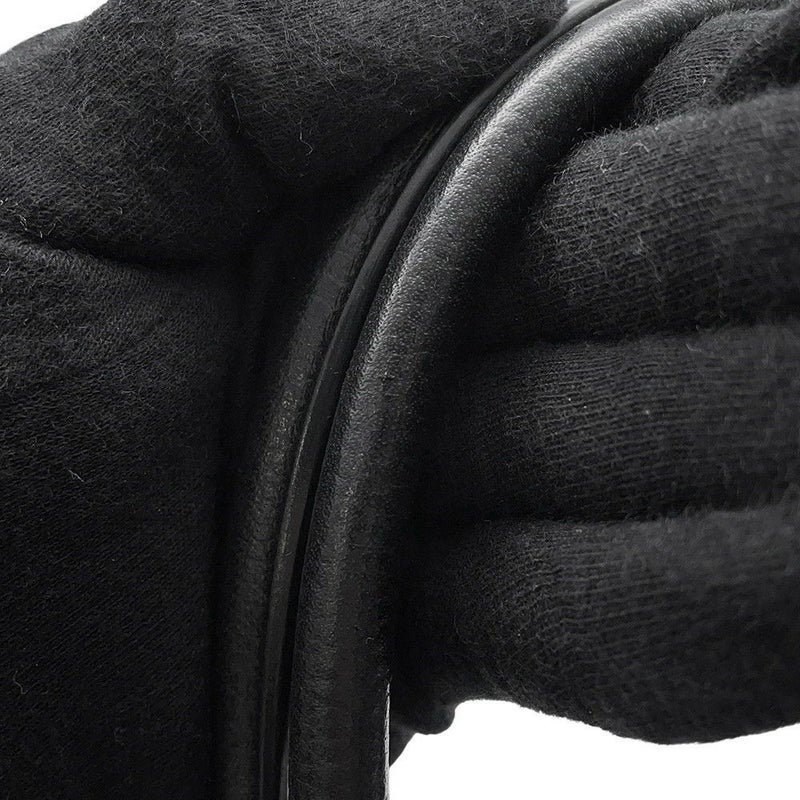 エルメス ハンドバッグ パリボンベイ ブラック/シルバー金具 アルデンヌ □J刻印 黒