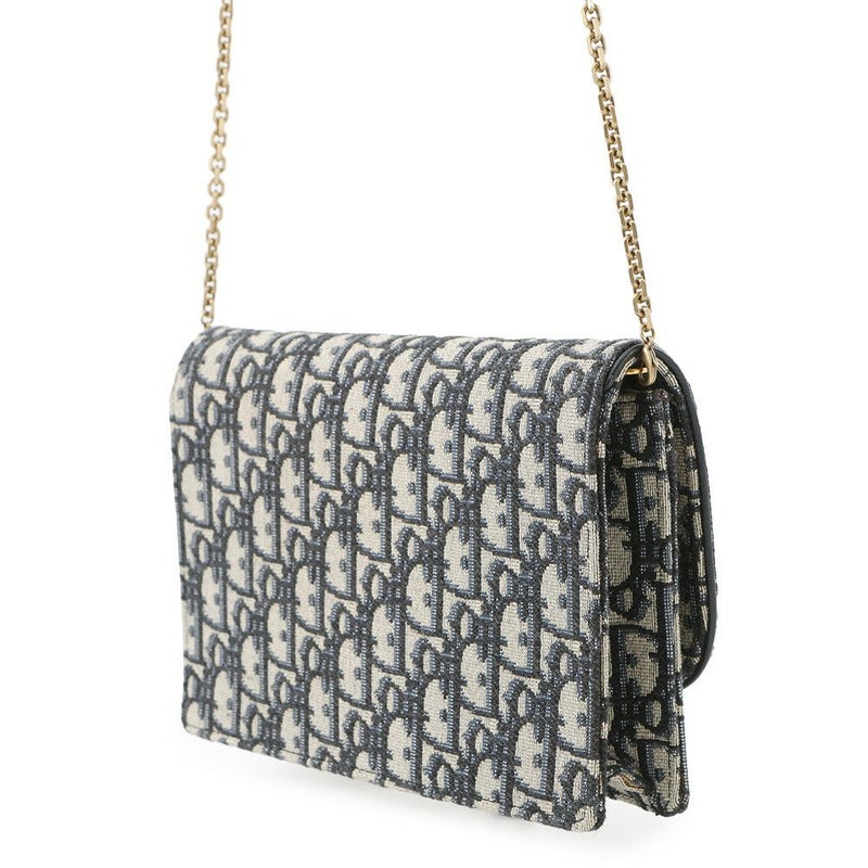 クリスチャン・ディオール チェーンショルダーバッグ オブリーク サドルポーチ Christian Dior チェーンウォレット トロッター