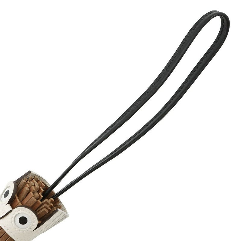 エルメス バッグチャーム シュエット ゴールド/ナタ/ブラック/パンドエピス/ホワイト ラムスキン/エプソン/スイフト W刻印 フクロウ