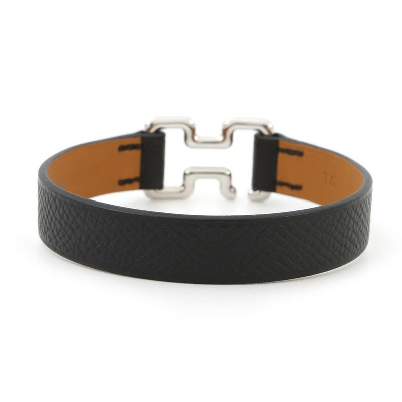 エルメス ブレスレット トゥナイト ブラック/シルバー金具 エプソン B刻印 サイズT5 HERMES アクセサリー 黒