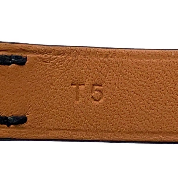 エルメス ブレスレット トゥナイト ブラック/シルバー金具 エプソン B刻印 サイズT5 HERMES アクセサリー 黒