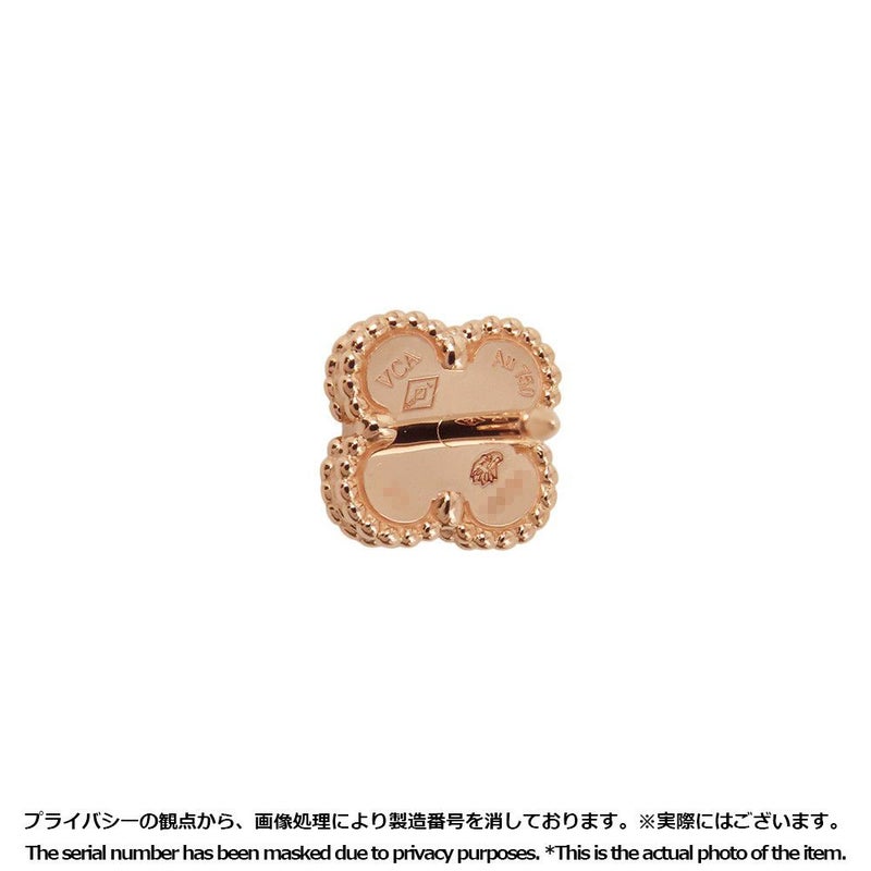 ヴァンクリーフ&アーペル ピアス スウィート アルハンブラ ピアス カーネリアン K18PGピンクゴールド VCARN6BO00