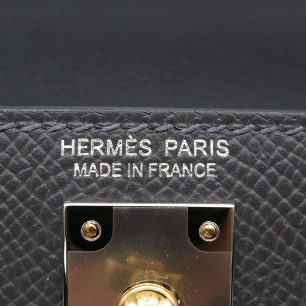 エルメス ハンドバッグ ミニケリー2 外縫い アルドワーズ/エレクトラム金具 エプソン K刻印 HERMES Kelly 2wayバッグ