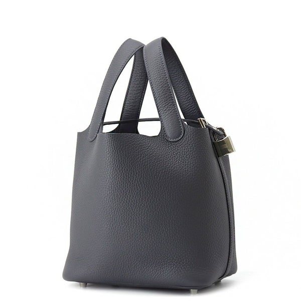 エルメス ハンドバッグ ピコタンロックPM アルドワーズ/シルバー金具 トリヨンクレマンス K刻印 HERMES トートバッグ