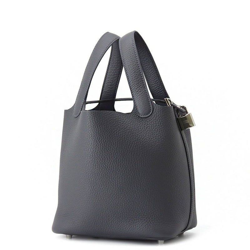 エルメス ハンドバッグ ピコタンロックPM アルドワーズ/シルバー金具 トリヨンクレマンス K刻印 HERMES トートバッグ