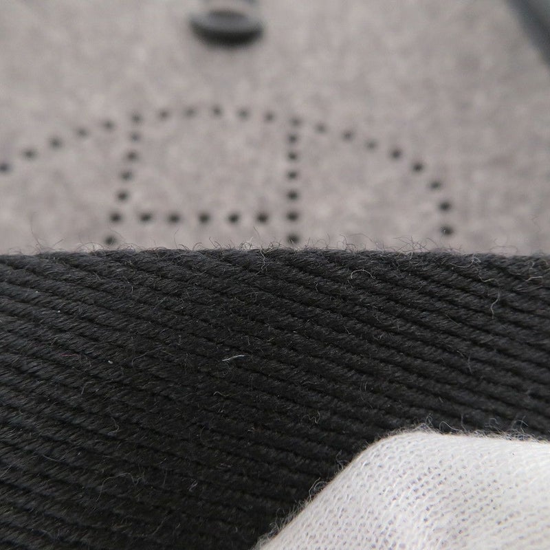 エルメス ショルダーバッグ エブリンTPM 111cm ブラック/グリモワイヤン/シルバー金具 フェルト/スイフト Y刻印 黒