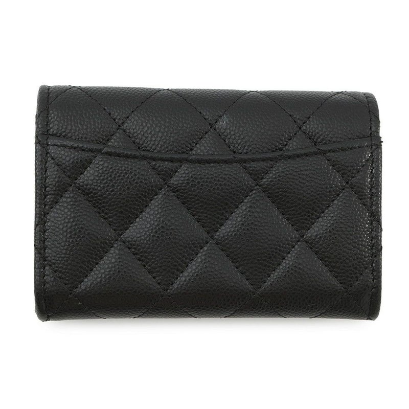 シャネル コインケース マトラッセ クラシック フラップ ココマーク キャビアスキン AP4096 CHANEL 財布 黒