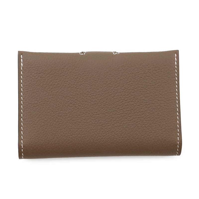 エルメス カードケース RMS RMS エトゥープ/シルバー金具 エバーカラー W刻印 HERMES 名刺入れ