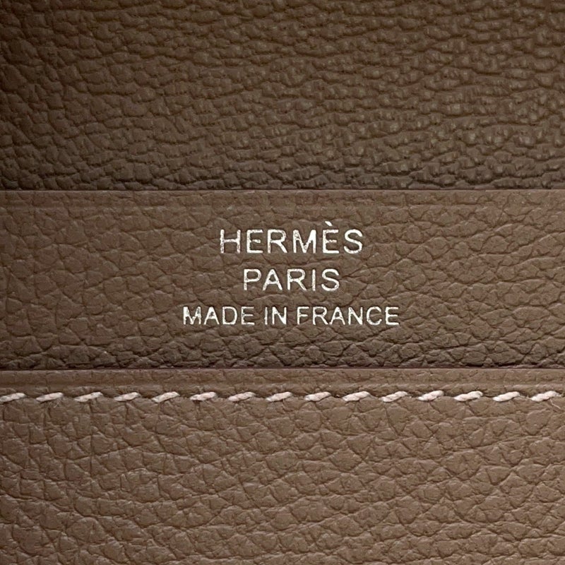 エルメス カードケース RMS RMS エトゥープ/シルバー金具 エバーカラー W刻印 HERMES 名刺入れ