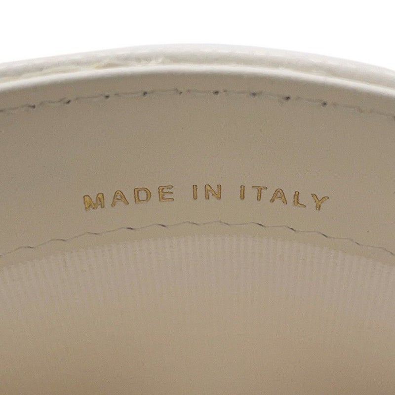 シャネル カードケース 24/25年 メティエダール コレクション ココマーク キャビアスキン AP4706 CHANEL 白