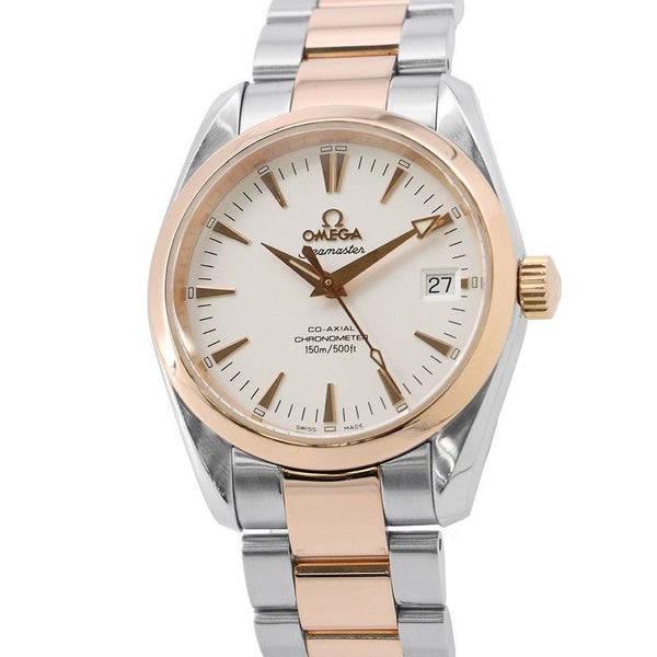 オメガ シーマスター アクアテラ コーアクシャル 2304.30.00 OMEGA 腕時計 白文字盤