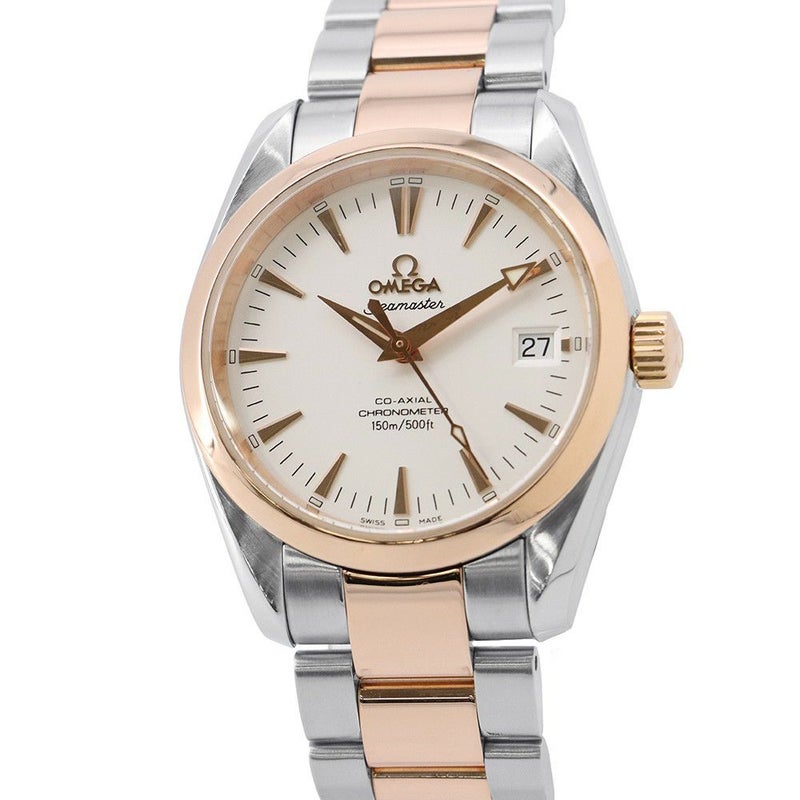 オメガ シーマスター アクアテラ コーアクシャル 2304.30.00 OMEGA 腕時計 白文字盤